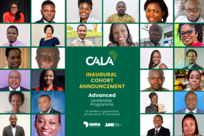 AGRA’s Centre for African Leaders in Agriculture announces inaugural cohort members